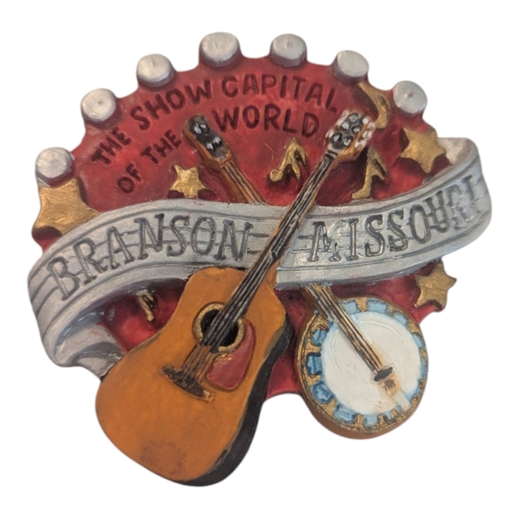 VTG Branson Missouri Show Capital Of The World Refrigerator Fridge Magnet 2.5" - Picture 1 of 2